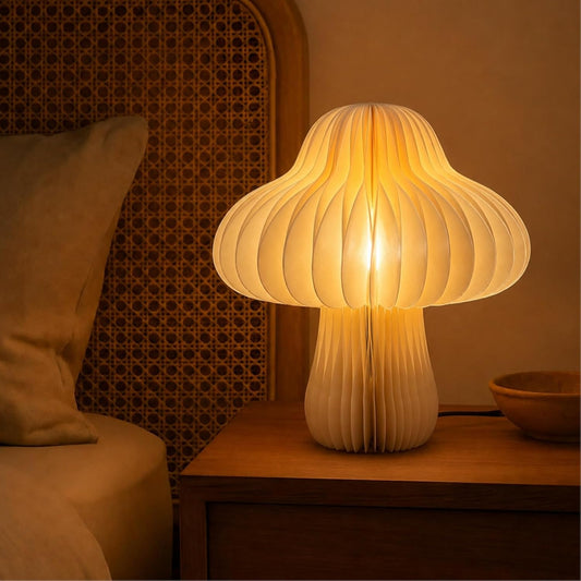 Mushroom Paper Table Lamp