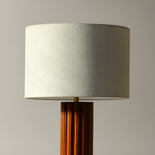 modern mango wood table lamp