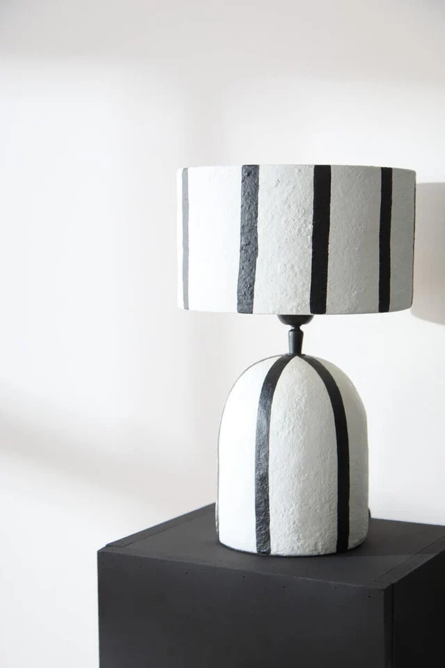 Monochrome Muse Table Lamp
