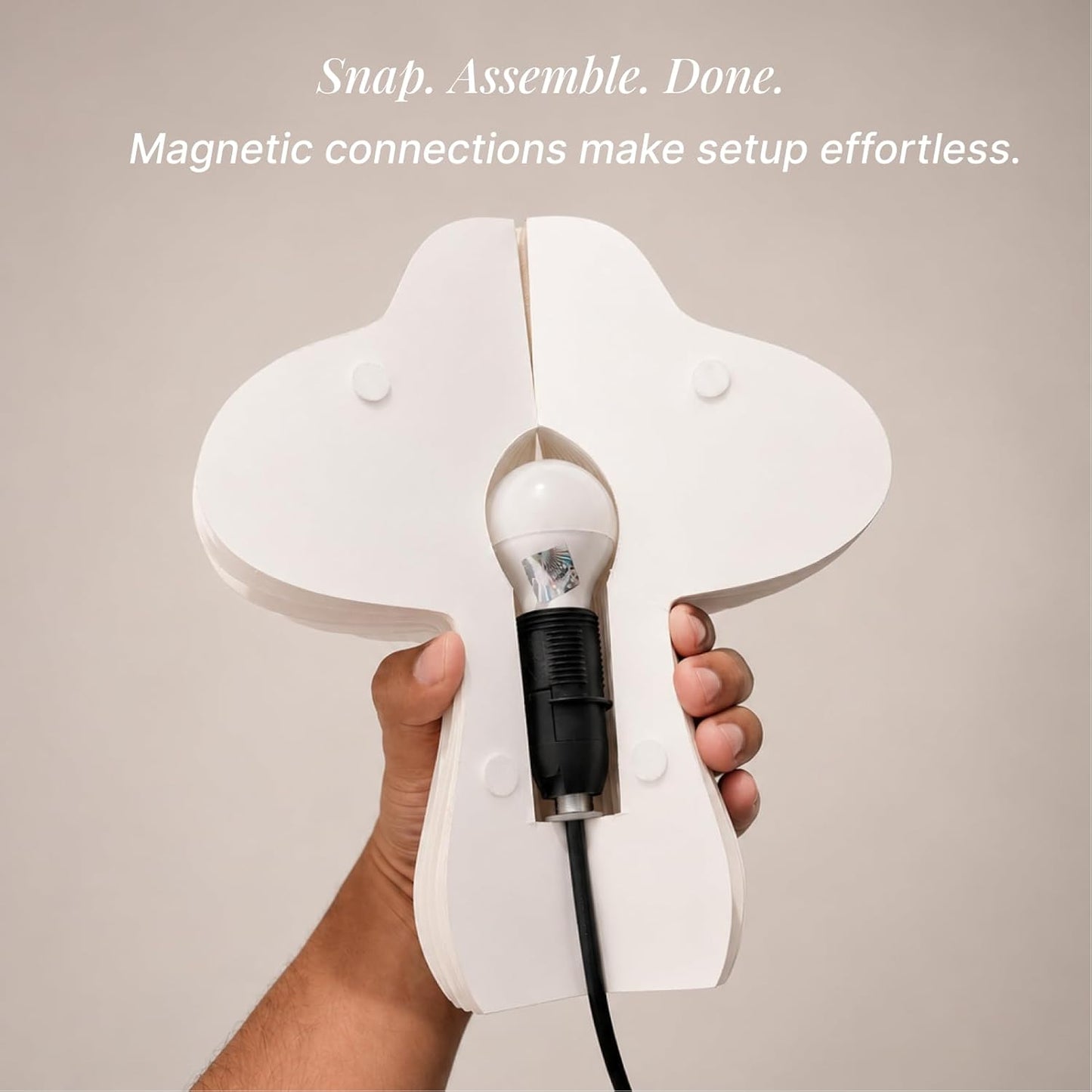 Mushroom Paper Table Lamp