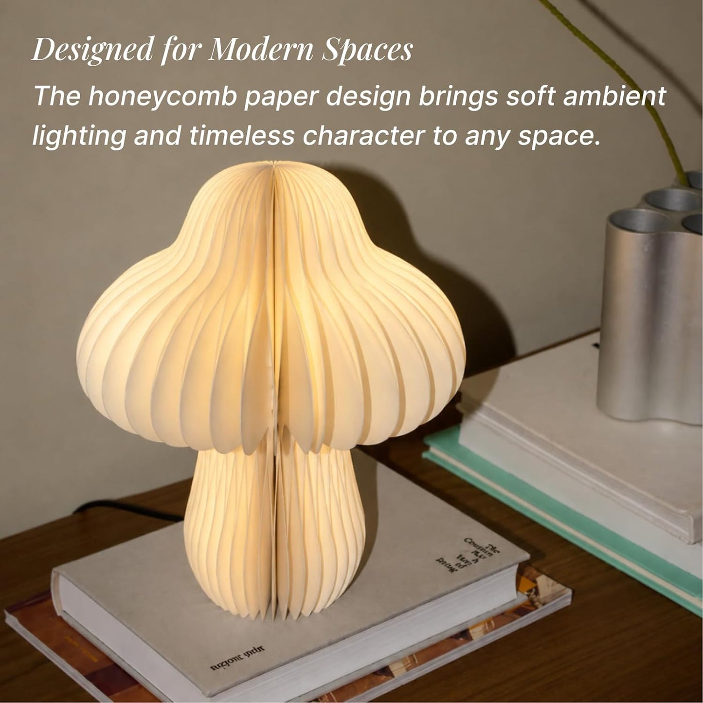 Mushroom Paper Table Lamp