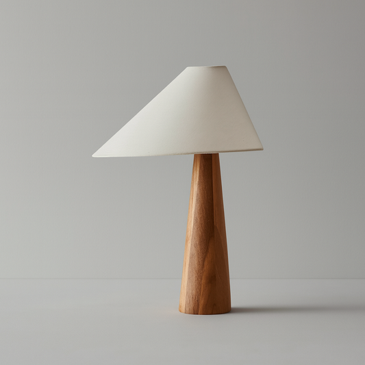 ArcLine wooden desk lamp for study table