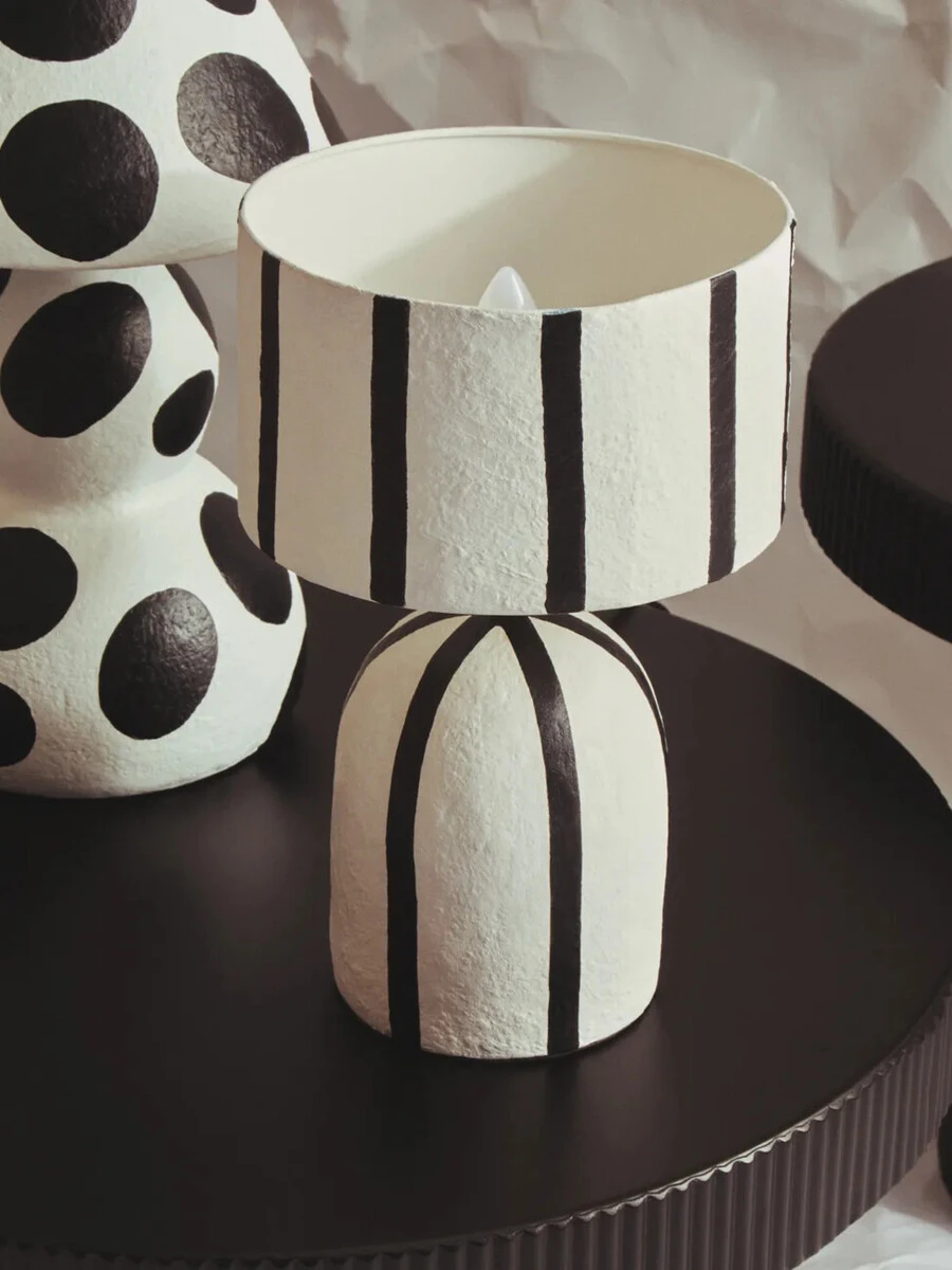 Monochrome Muse Table Lamp